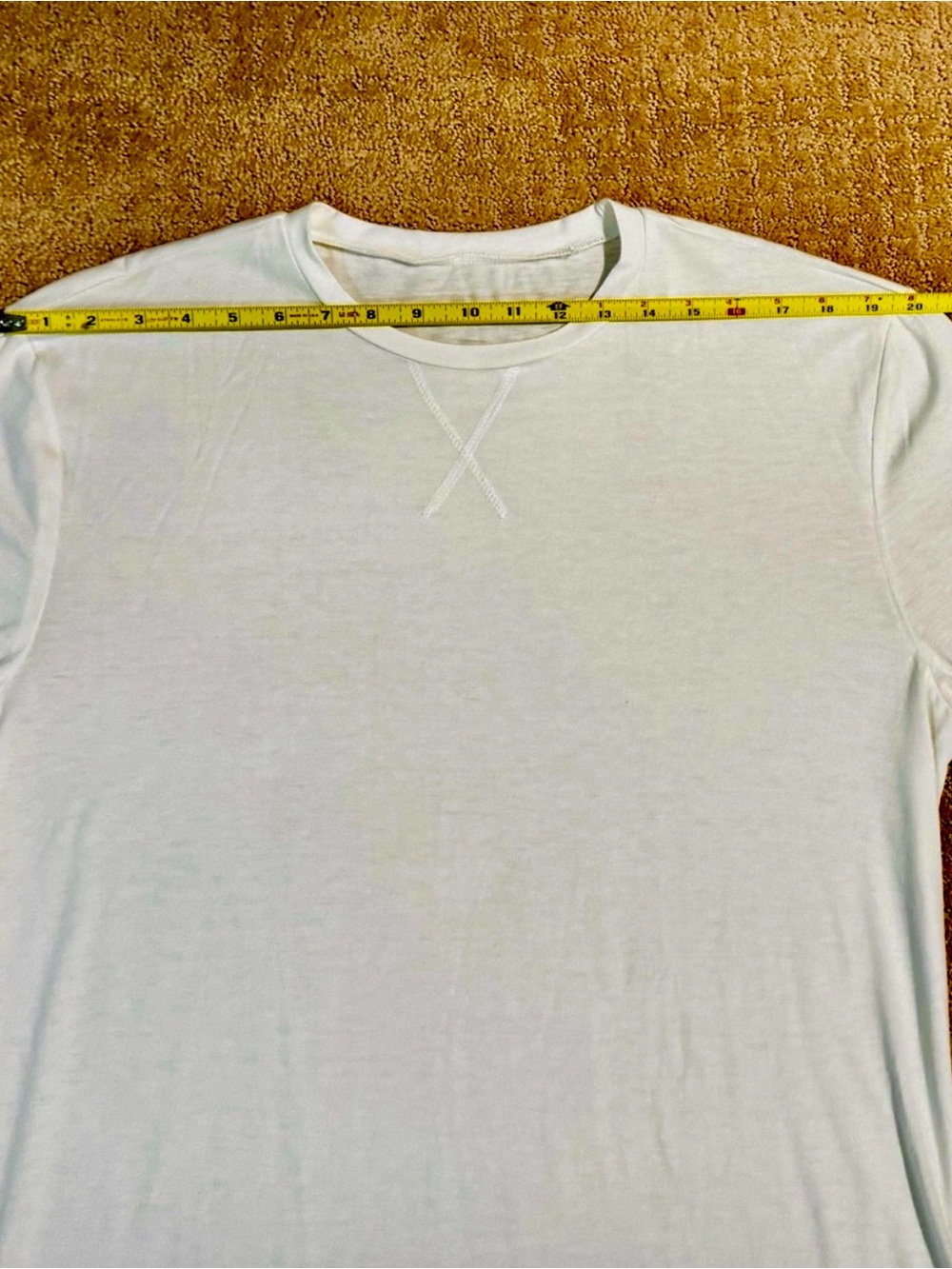 Lightweight Ivory Long Sleeve Crewneck Shirt Men’s XL - NWOT - Picture 6 of 7